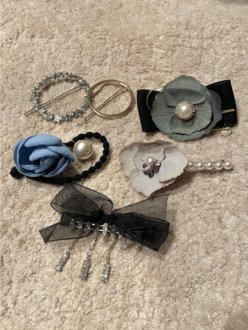 Women's Hair Accessories Bundle - 6 pisces